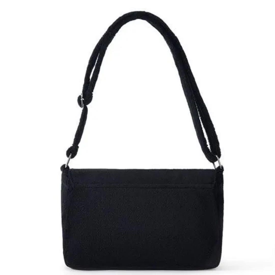 訳あり品 CHANEL シャネル ミニバッグ ポーチ ブラック×ホワイトロゴ