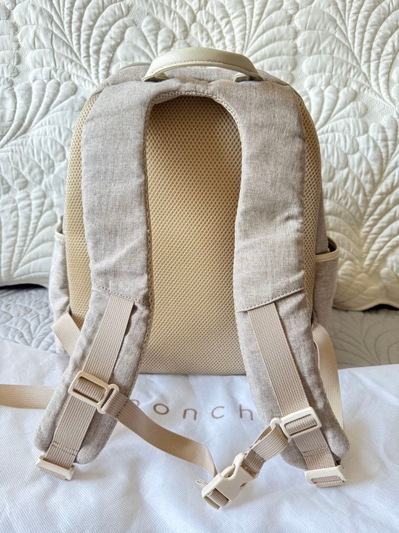 monchéri ベージュ キャリーバッグ