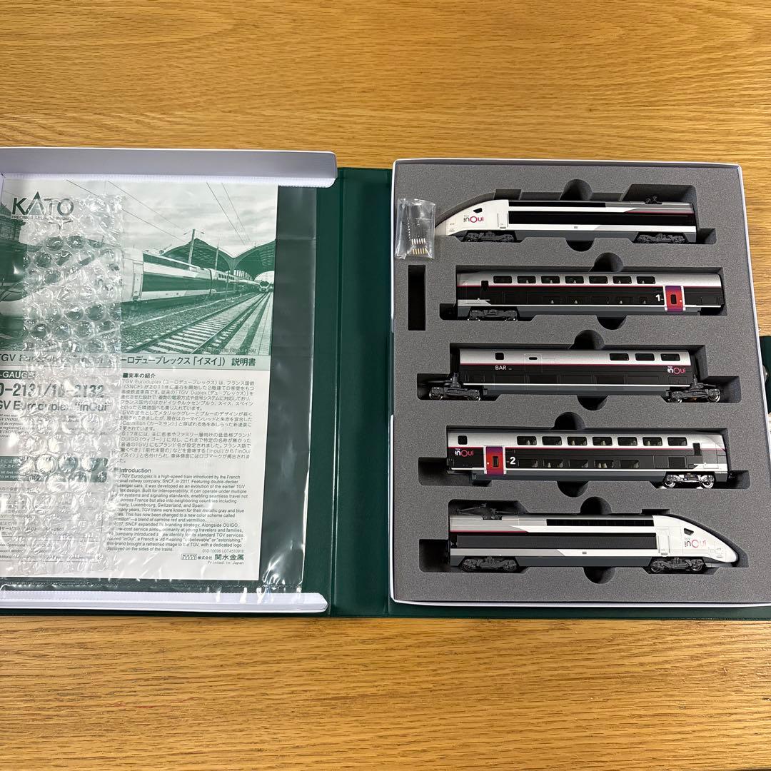 未使用品KATO10-2131.2132 TGVユーロデュープレックス「イヌイ」