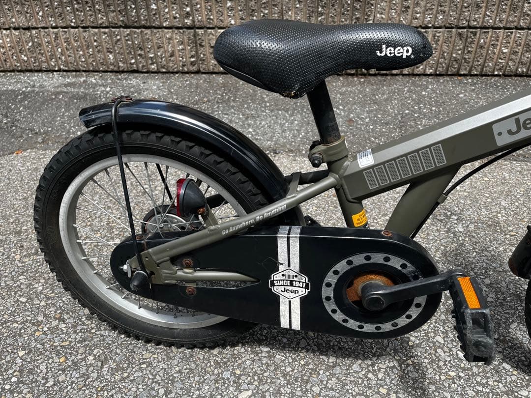Jeep 子供用自転車 カーキ　16インチ