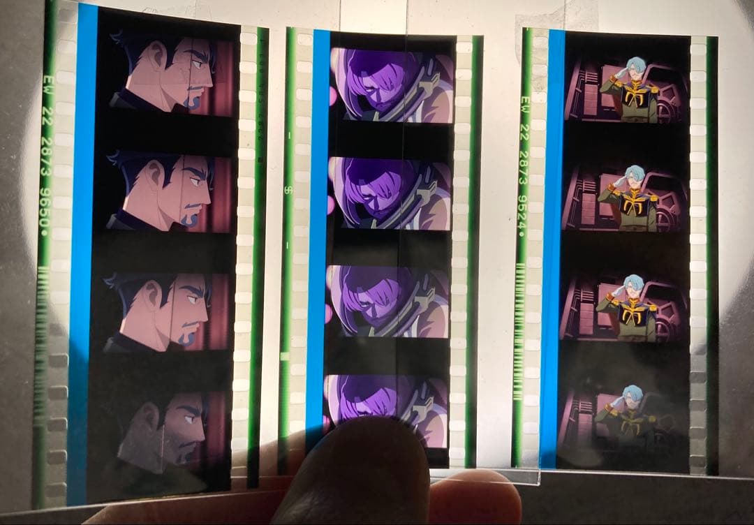 ジークアクス 入場者特典　コマフィルム シャリアブル　3枚セット