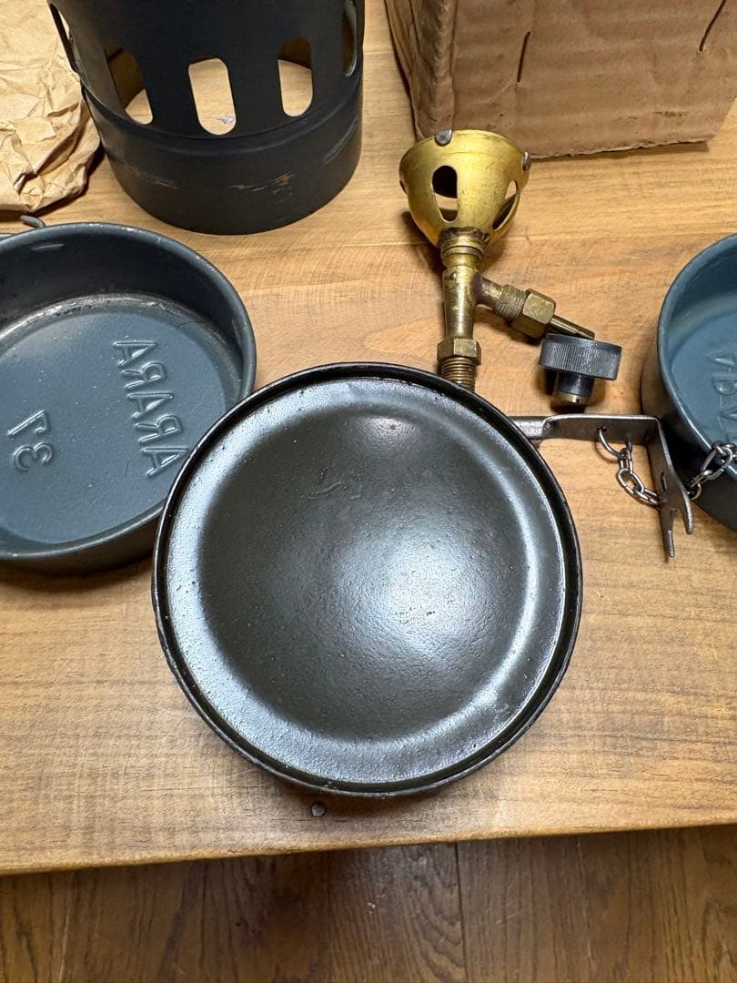 目玉　ARARA37 WW2ドイツ軍分隊ストーブ未点火品