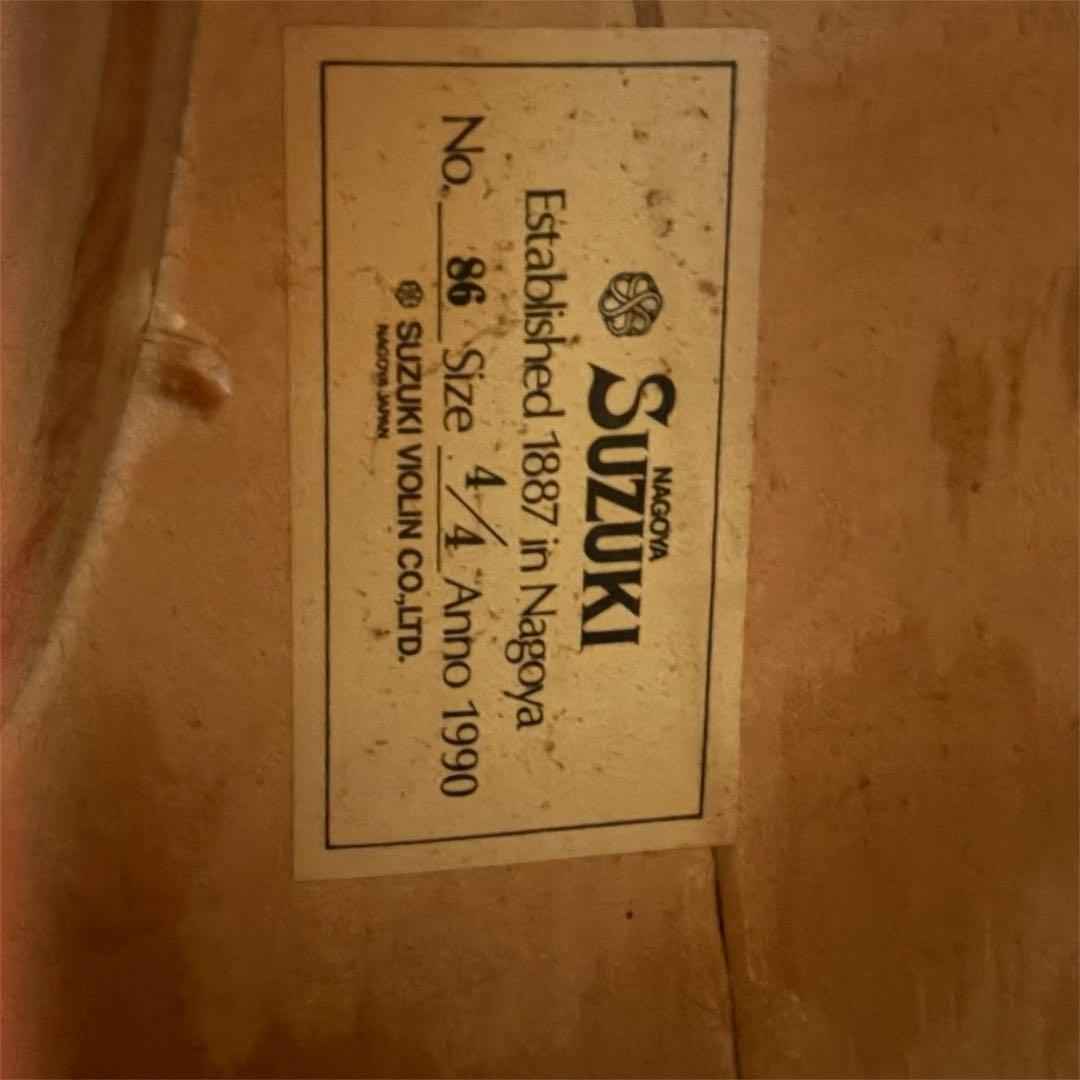 SUZUKI スズキ コントラバス ウッドベース No.86 4/4 1990