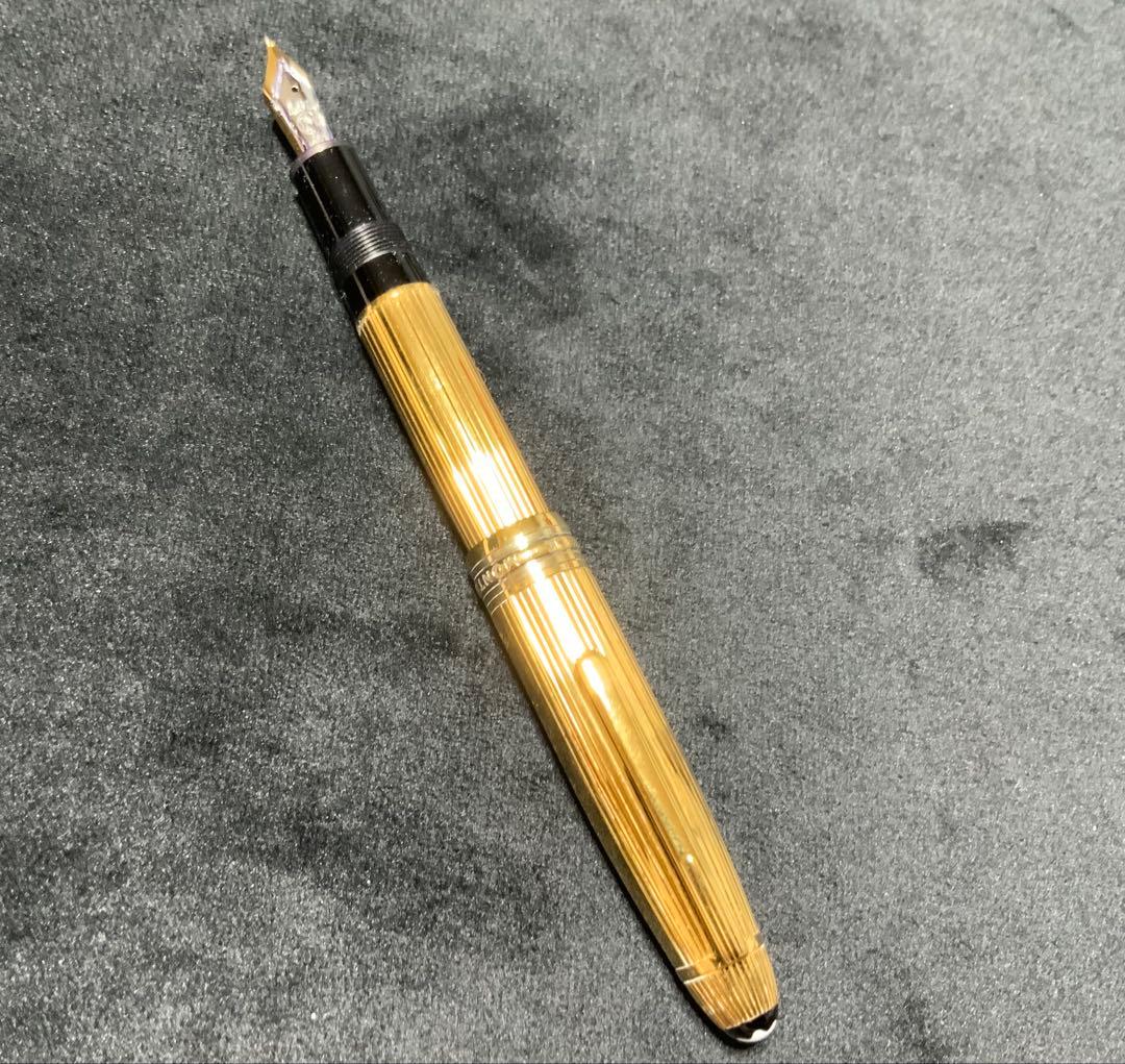 モンブラン　ソリテール　147 トラヴェラー　純銀にゴールド　18K B