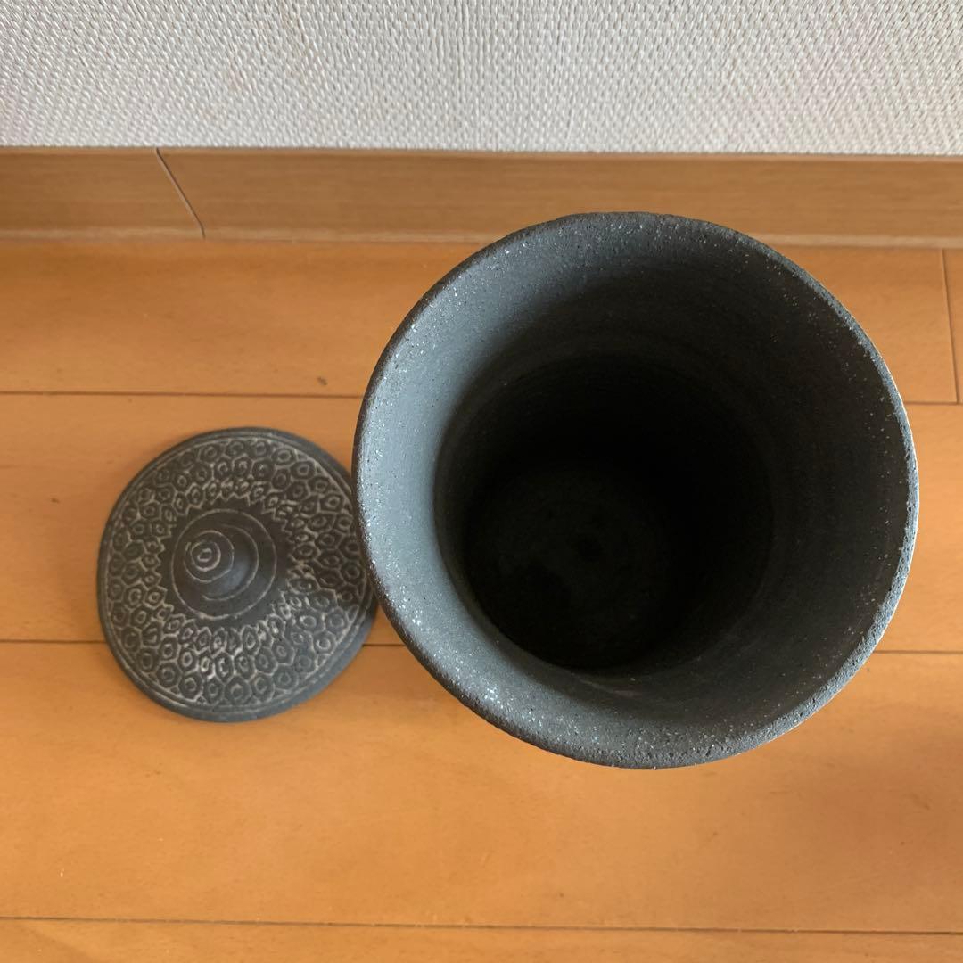 水指　象嵌　匂堂作