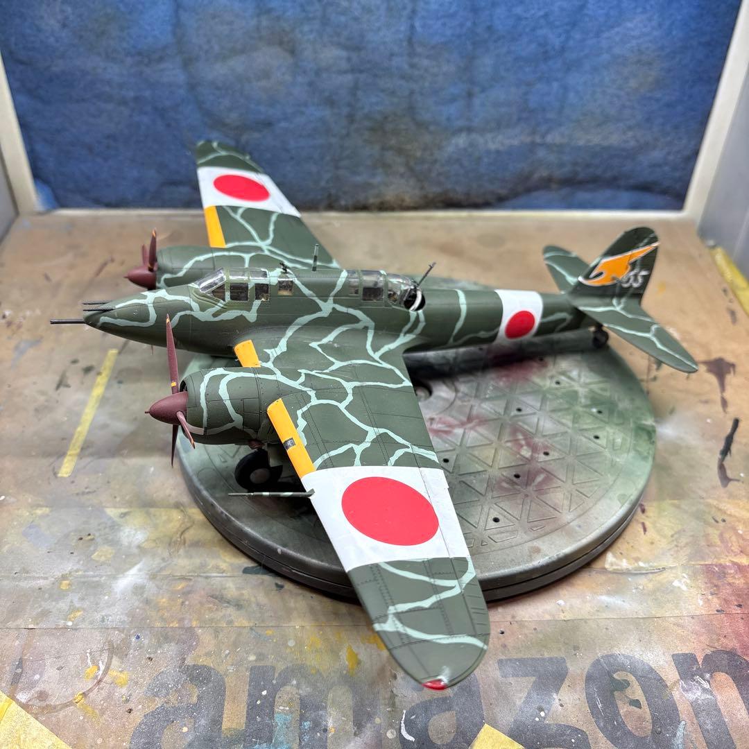 ハセガワ 1/48 日本陸軍 川崎 キ45改 二式複座戦闘機 屠龍 丁型　完成品