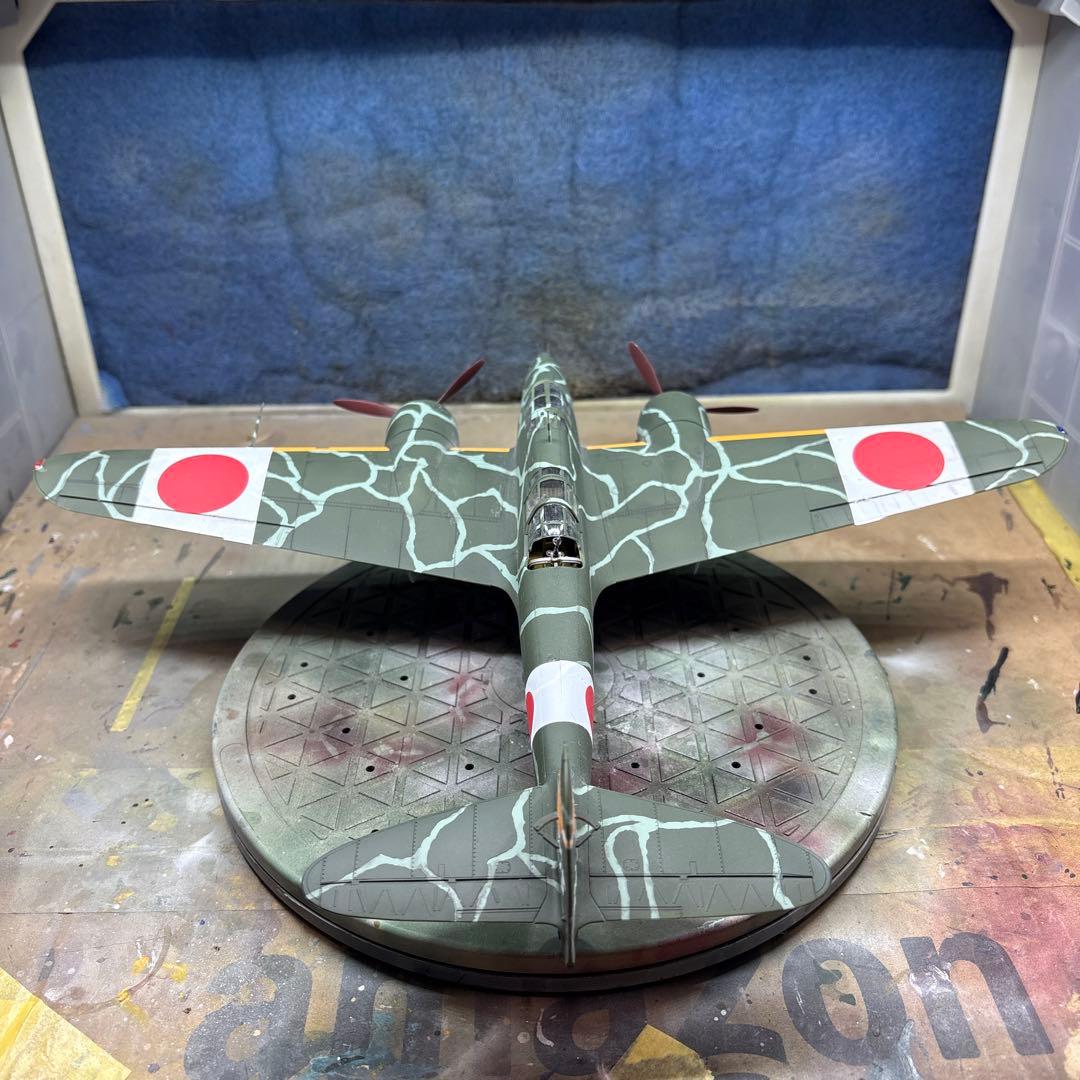 ハセガワ 1/48 日本陸軍 川崎 キ45改 二式複座戦闘機 屠龍 丁型　完成品