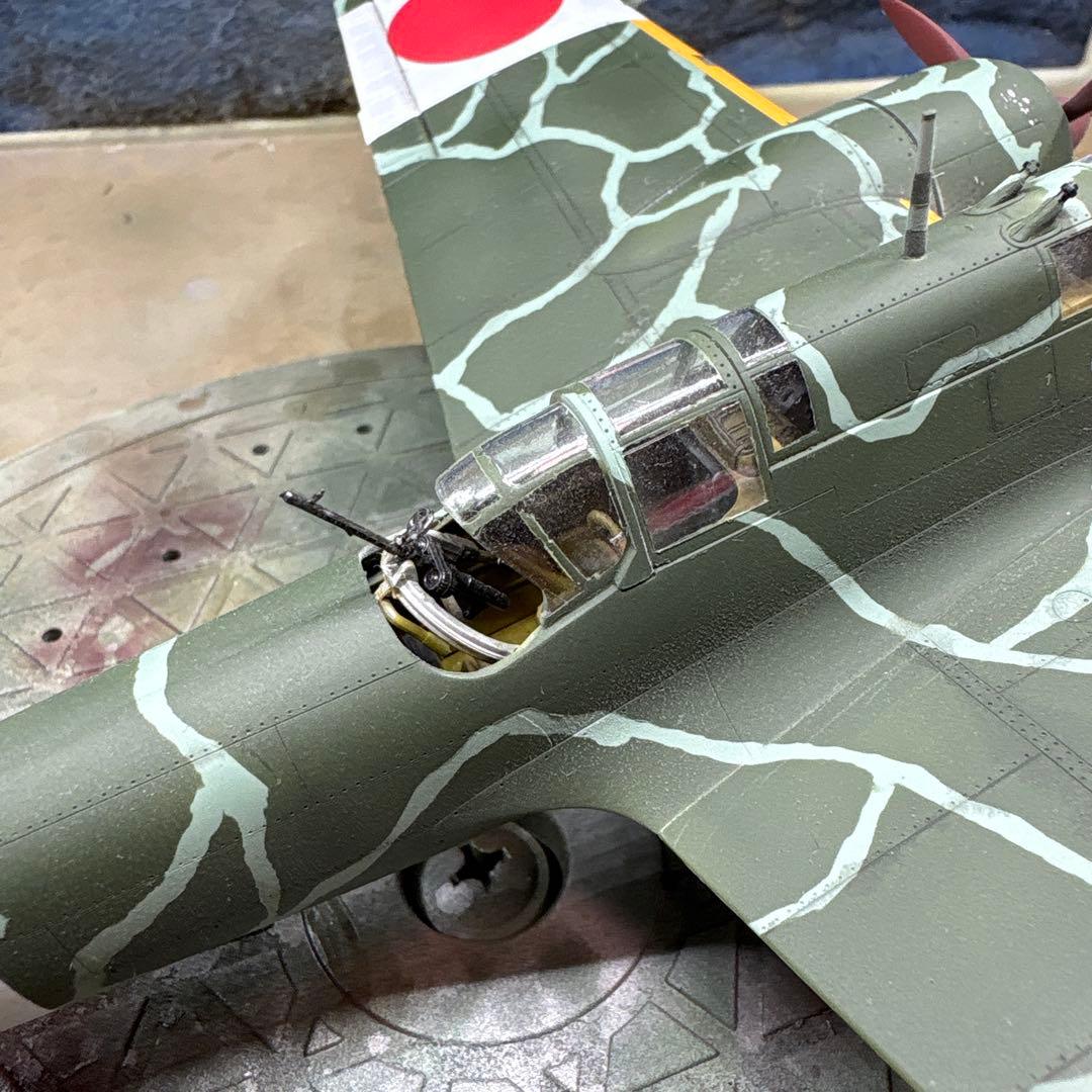 ハセガワ 1/48 日本陸軍 川崎 キ45改 二式複座戦闘機 屠龍 丁型　完成品