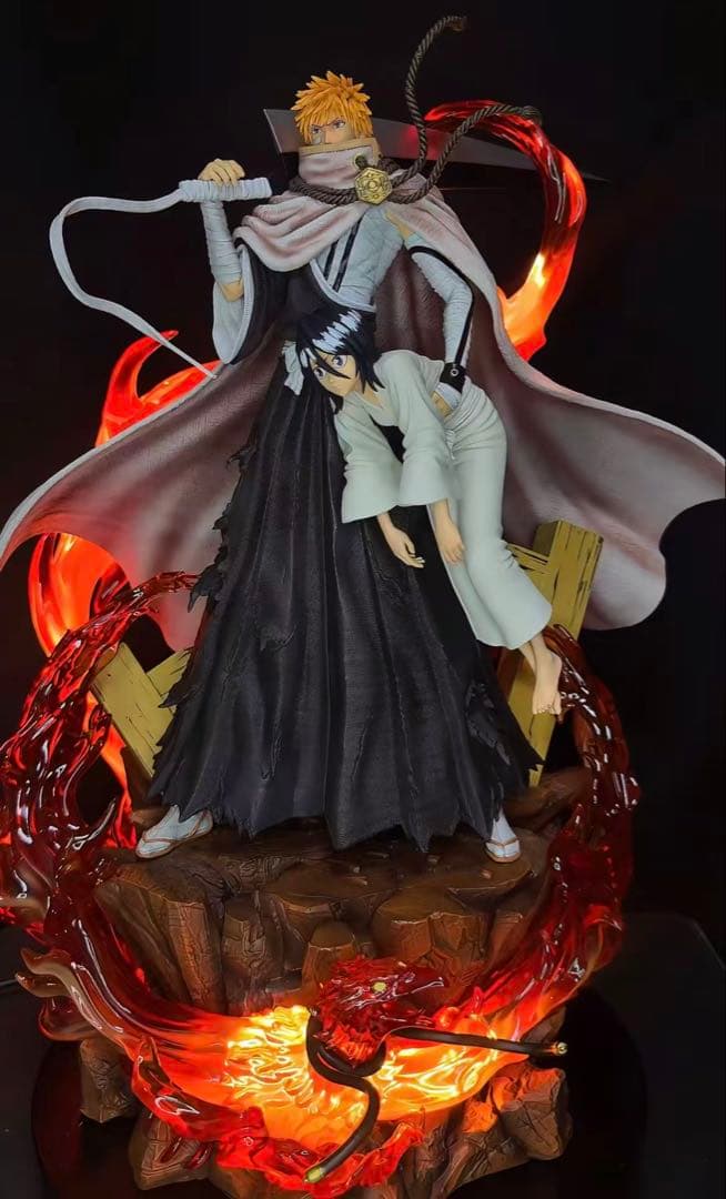 BLEACH 黒崎一護 ガレージキット ガレキ スタチュー⑧①