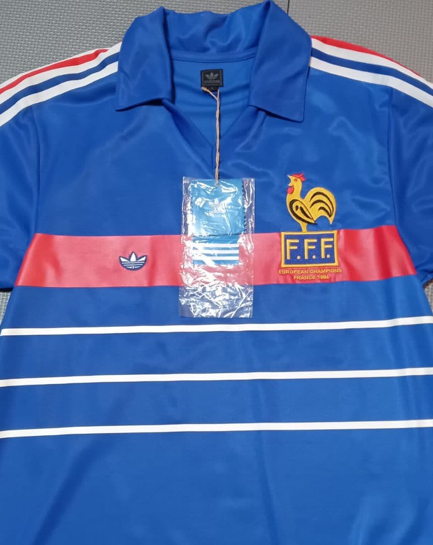 1984年　EURO　フランス大会　フランス代表　プラティニ　復刻　ユニフォーム