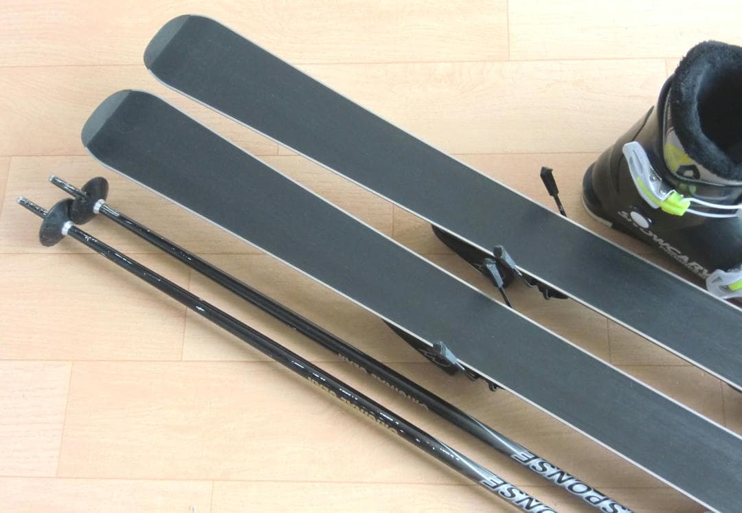 ■■送料無料■kissmark■子供用スキー4点セット■120/22■WAX■■