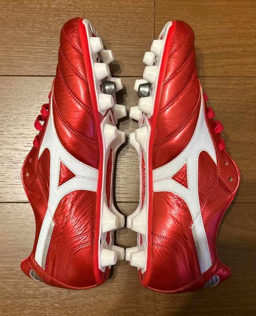 【新品未使用】MIZUNO MORELIA Ⅱ JAPAN パッションレッド①