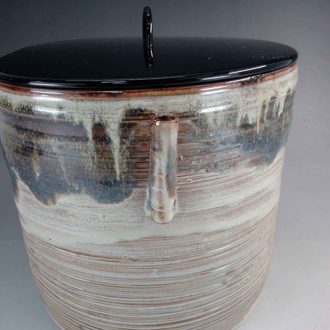 楽山　高取　水指　耳付　高取焼　水差し