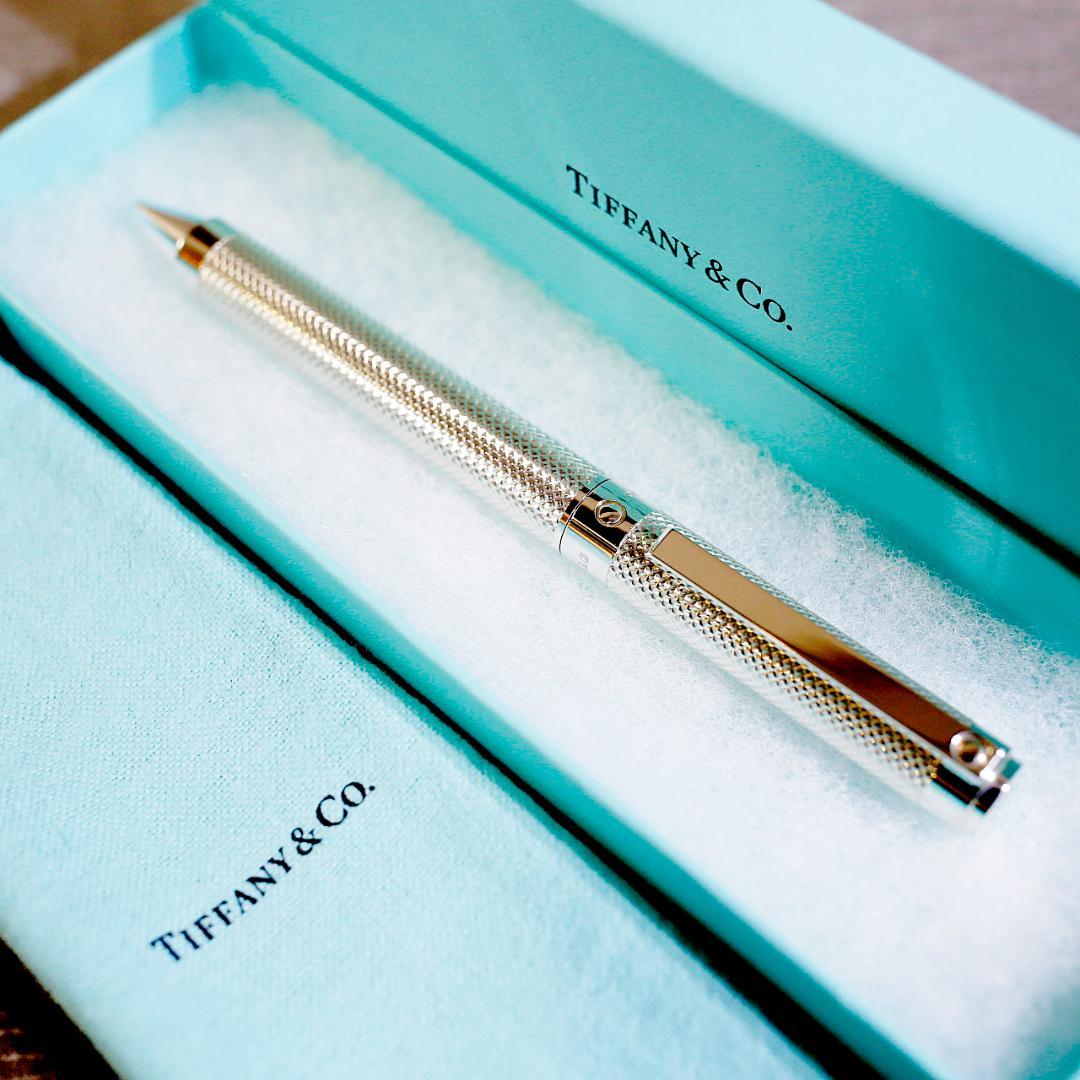 【極美品】ティファニー ボールペン シルバー ９２５ ダイヤモンドポイント