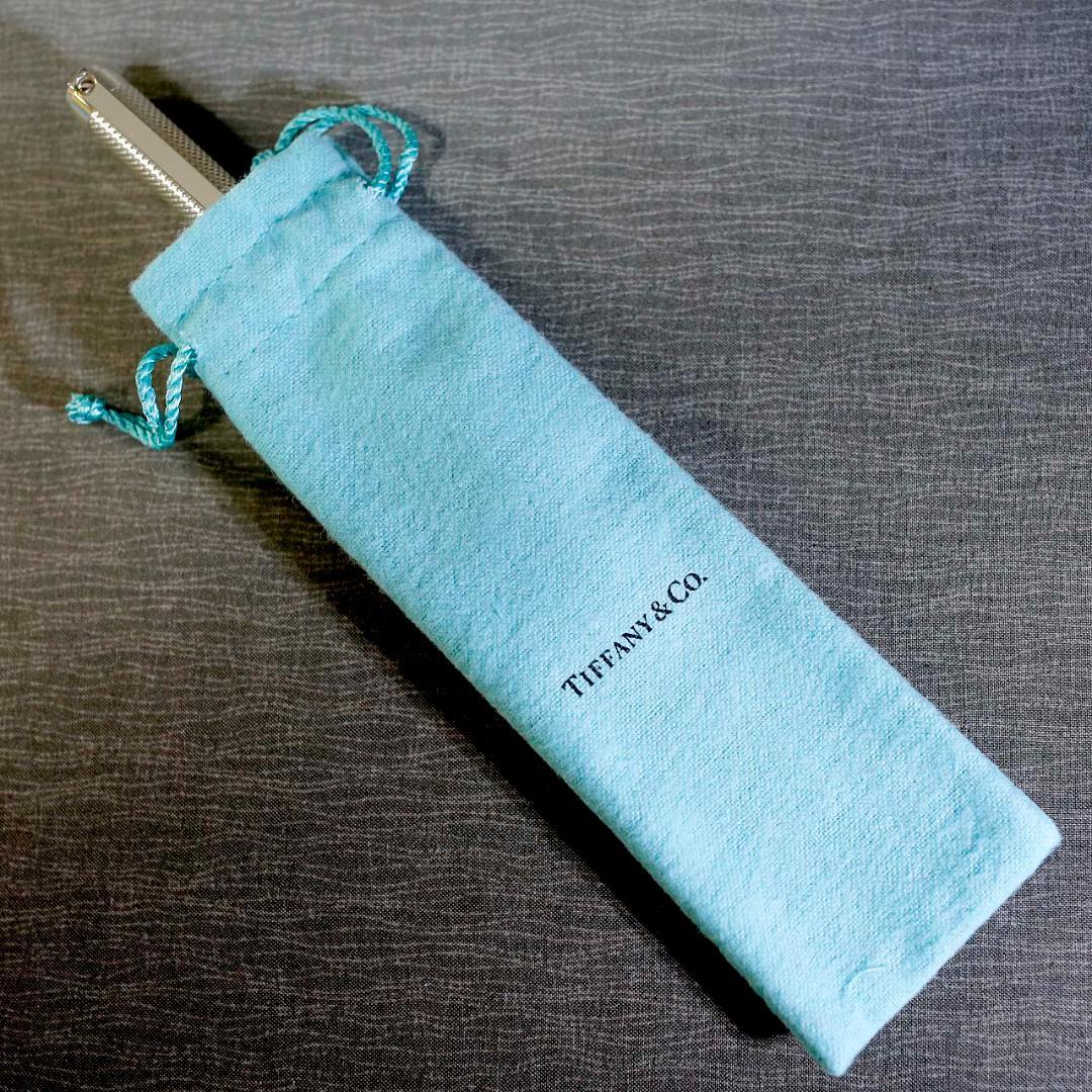 【極美品】ティファニー ボールペン シルバー ９２５ ダイヤモンドポイント