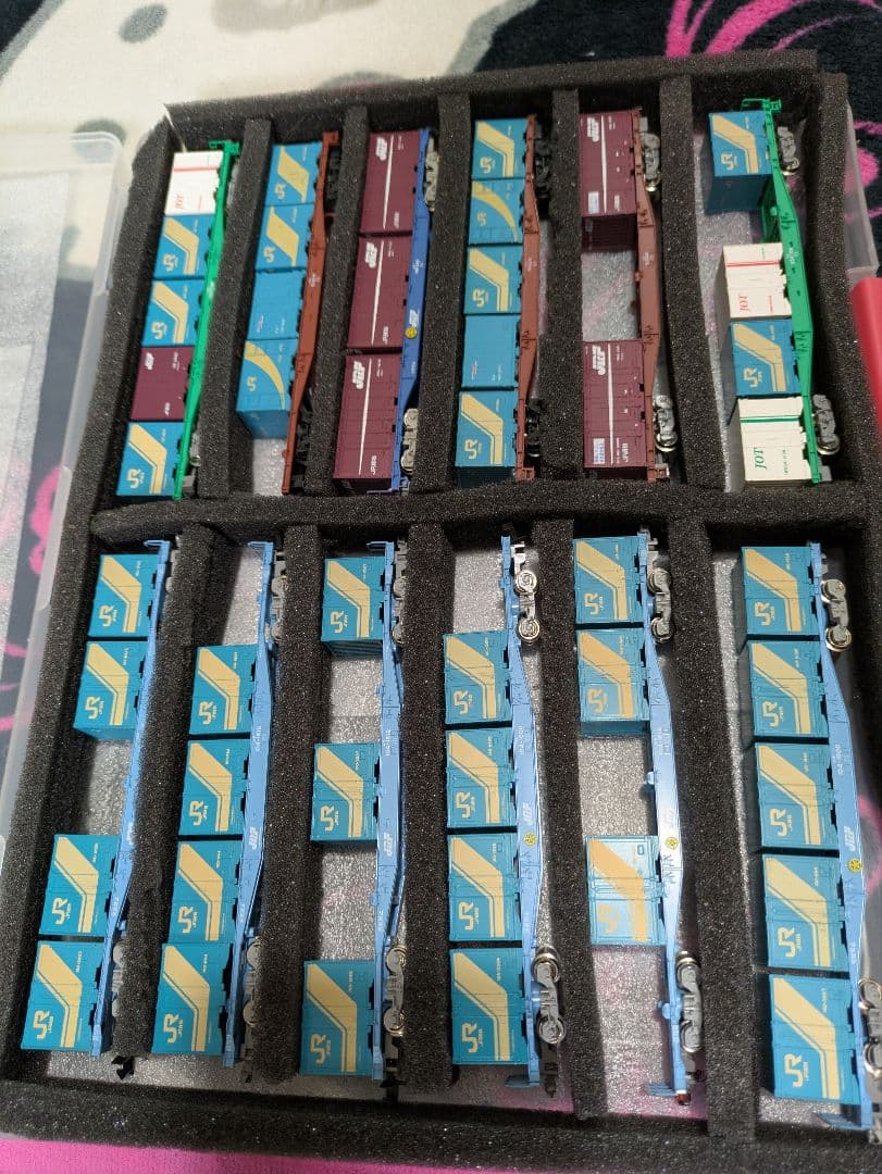 DF200+DD51A青（塗り替え）+コキ104　106セット