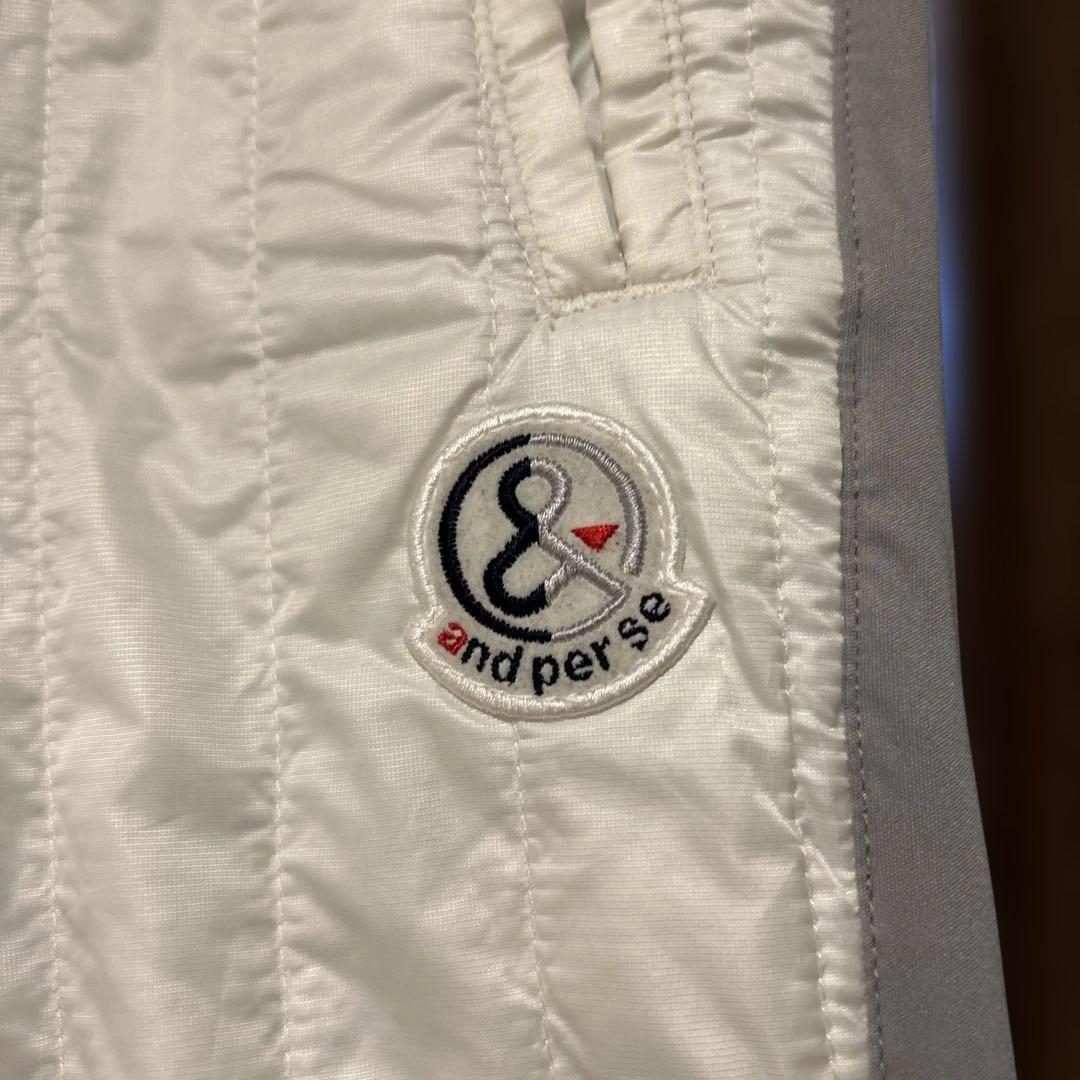 and per se キルティングゴルフパンツ ホワイト