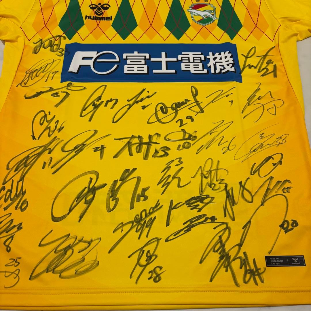 ★ 新品タグ有 2025ジェフ千葉 ユニフォーム ヒュンメル サイン入り ★