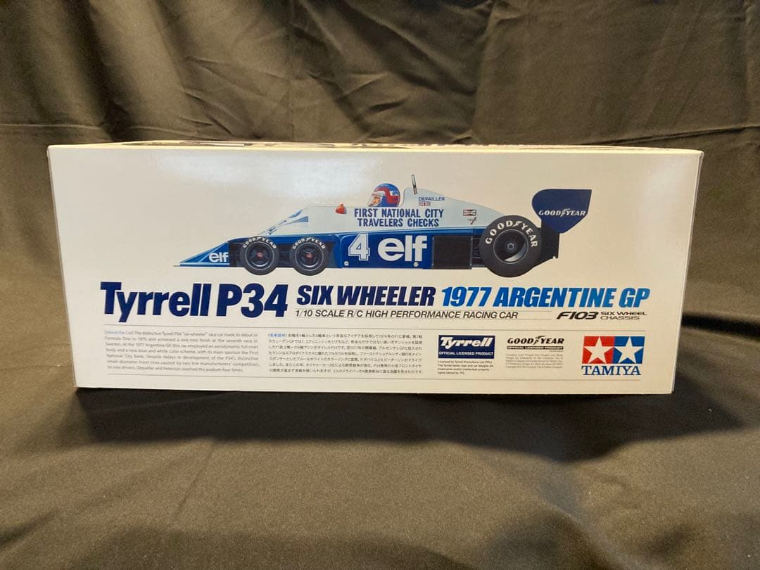 タミヤ1/10ラジコン タイレル アルゼンチンGP(未組立)