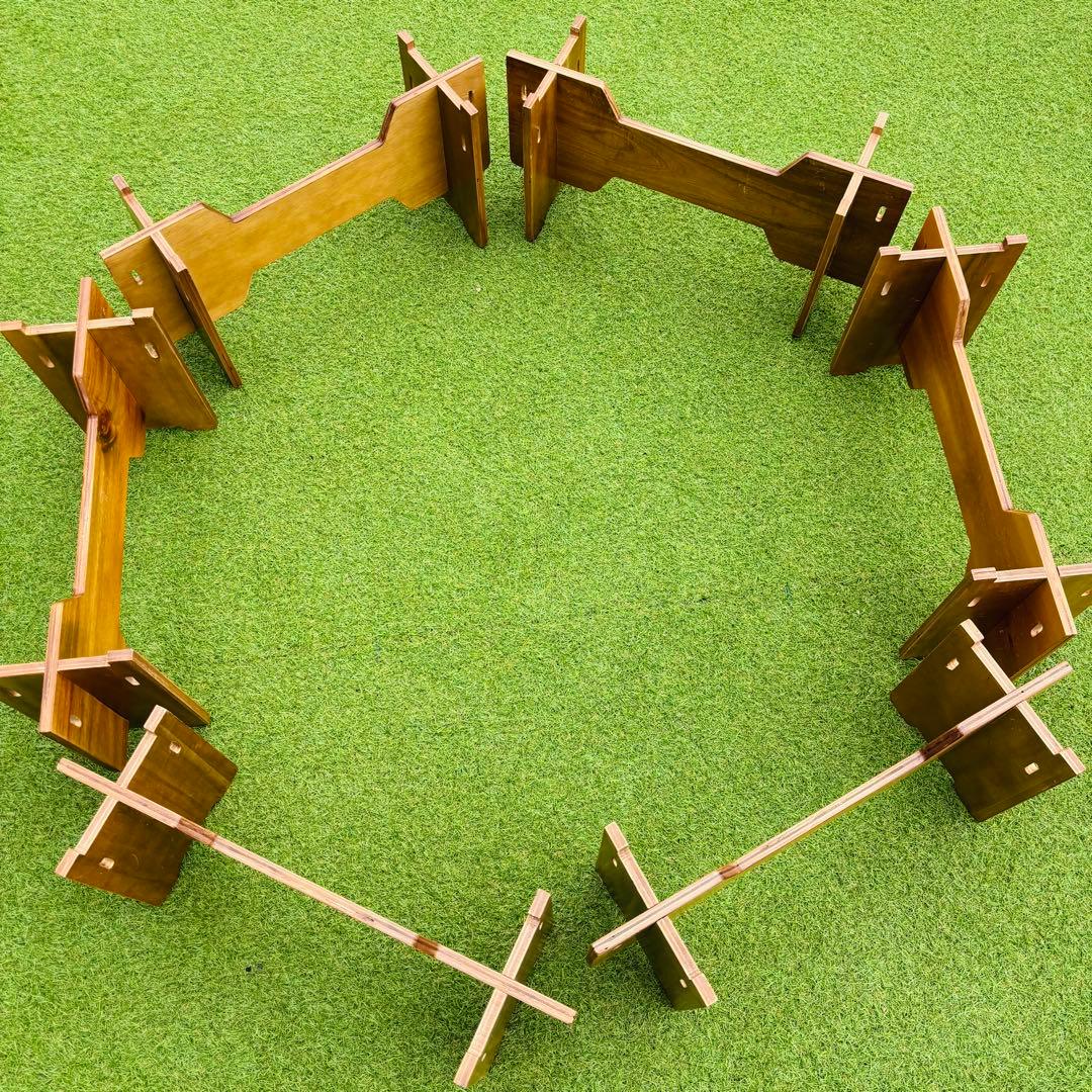 キャプテンスタッグ　クラシック　ヘキサテーブル　グリル　アウトドア　テーブル