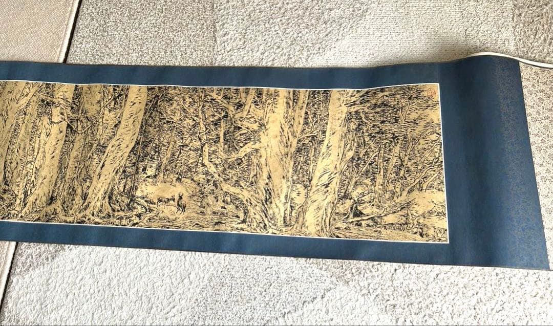 専用です❗️掛け軸　中国　ビンテージ　有名書家？水墨画