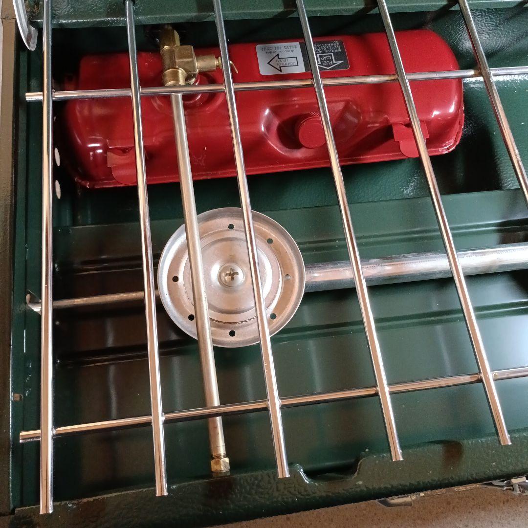 収納バックあり　コールマン ツーバーナーコンロ 413H499J　ジャンク