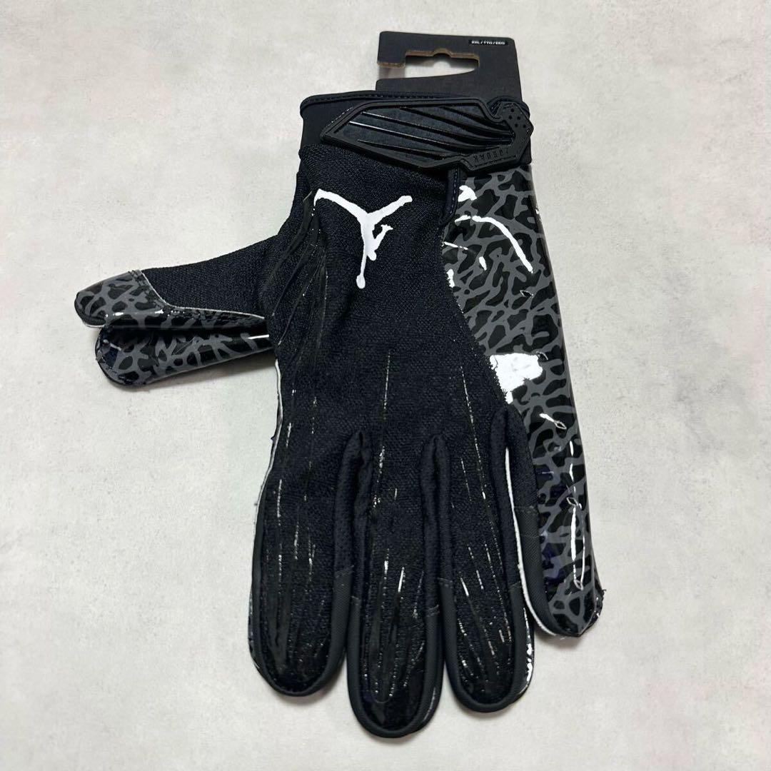 ナイキ 2XL ジョーダン グローブ 海外限定 手袋 アメフト ラグビー 黒