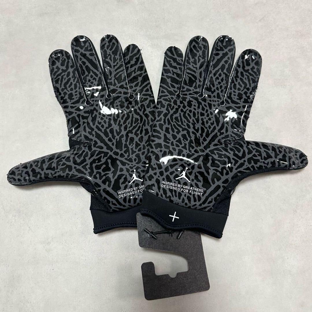 ナイキ 2XL ジョーダン グローブ 海外限定 手袋 アメフト ラグビー 黒