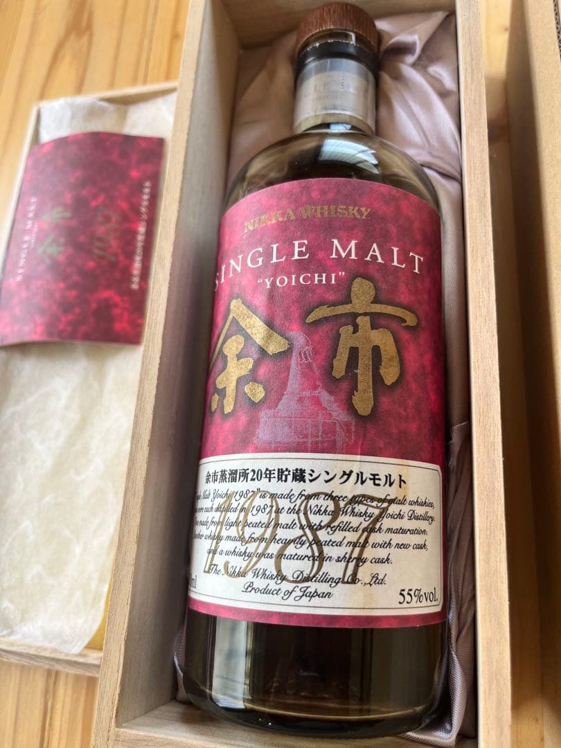 ニッカウイスキー シングルモルト 余市 1987