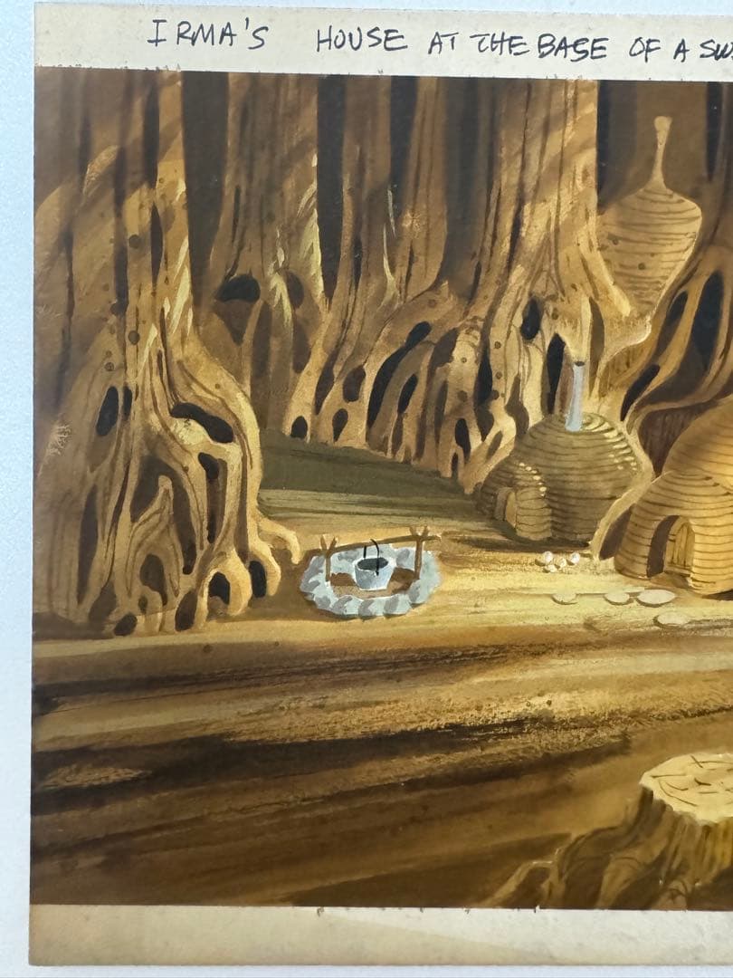 アニメ マペット・ベイビーズ 背景画 直筆