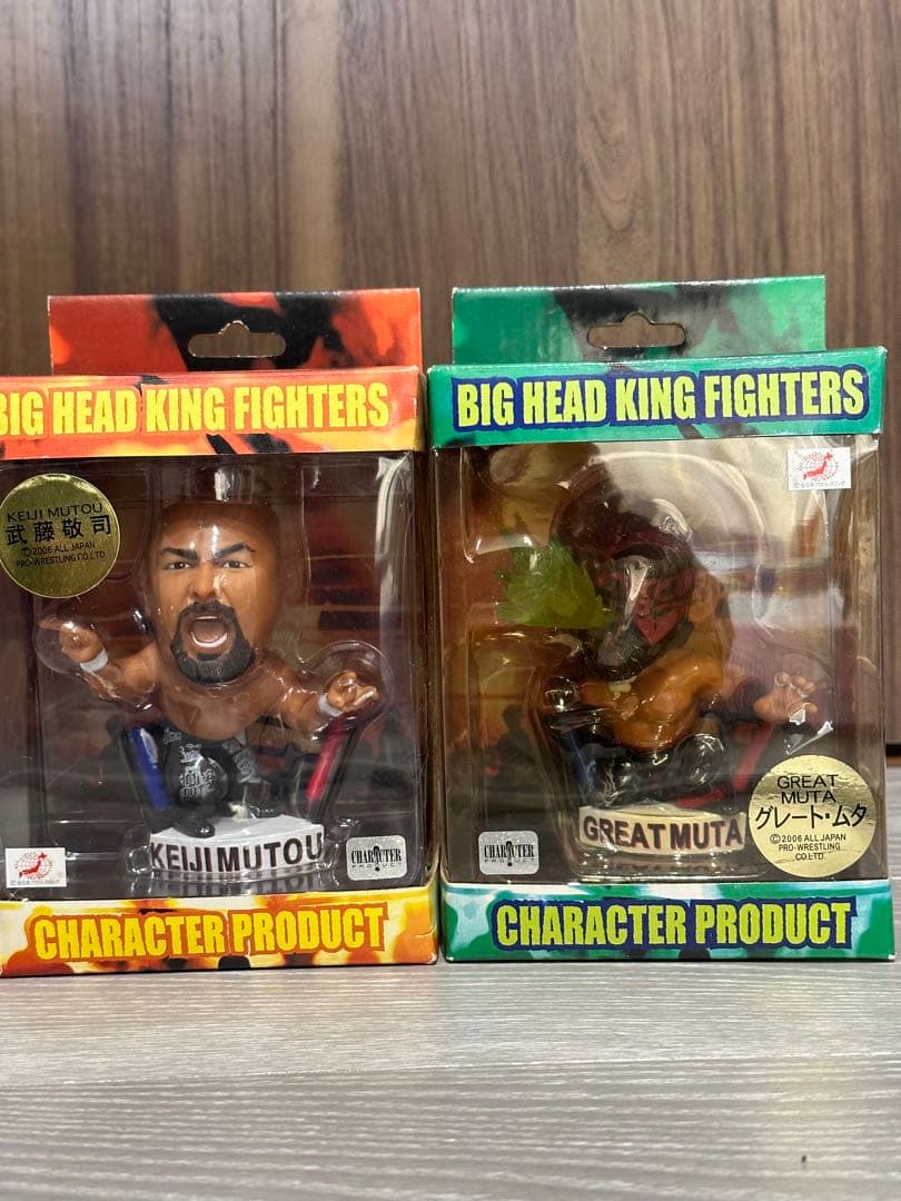 超希少！グレート•ムタ　フィギュア　ビッグヘッドキングファイターズ　武藤敬司