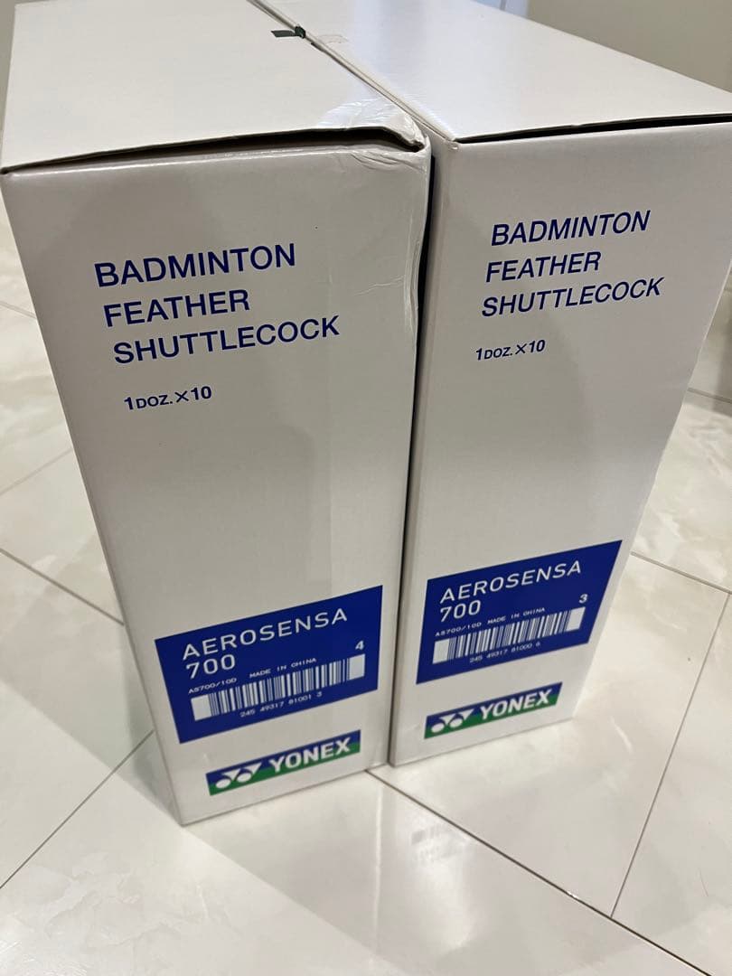 バドミントン中古シャトル　２箱