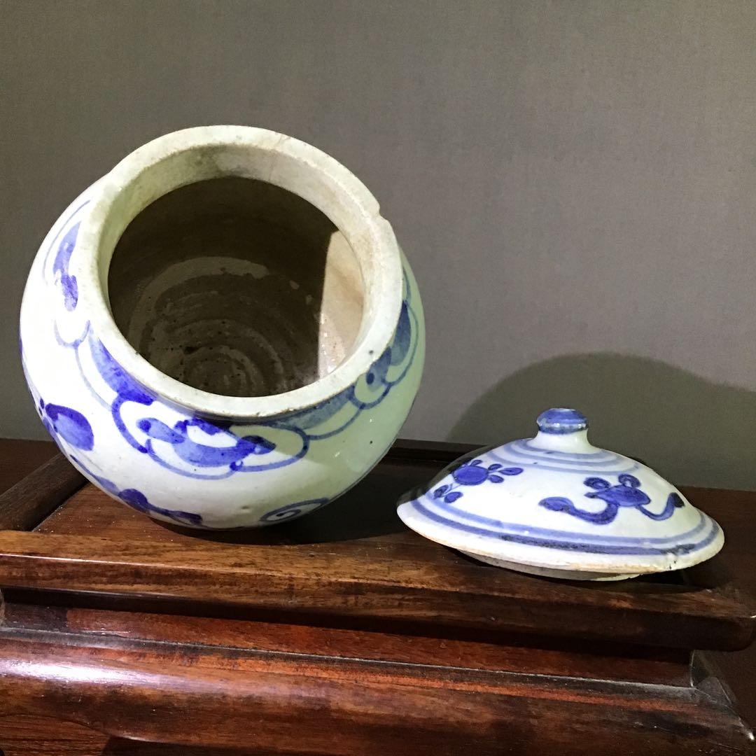 李朝　蓋付小壺