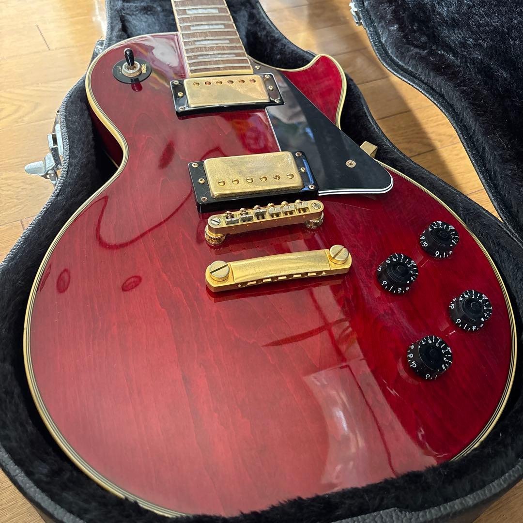 Epiphone Les Paul custom wine red ワインレッド