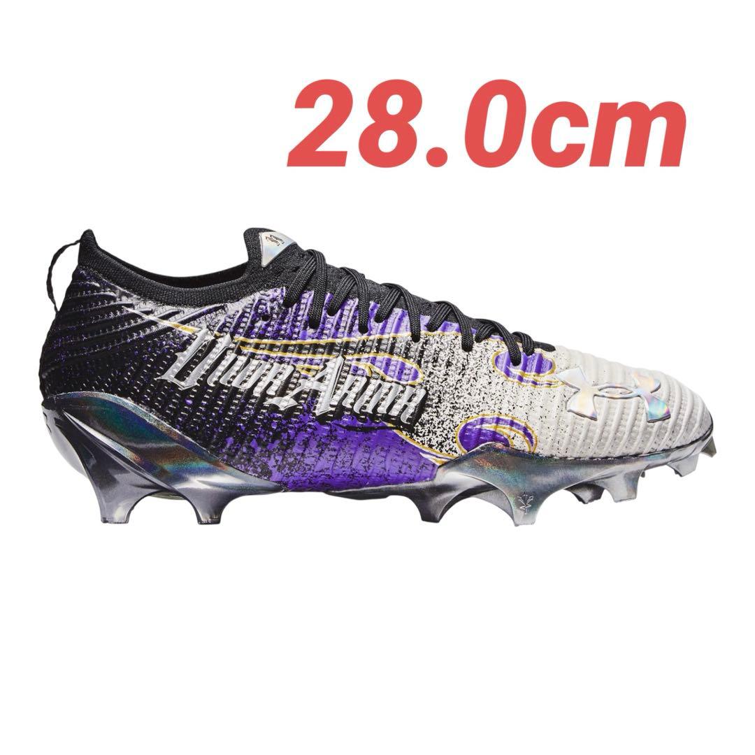 【28cm】UA BLUR “Gamebraker”モデル アメフト スパイク