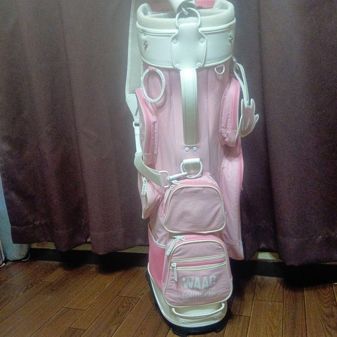 ❤WAAC❤ワック キャディーバック ホイール付き ピンク