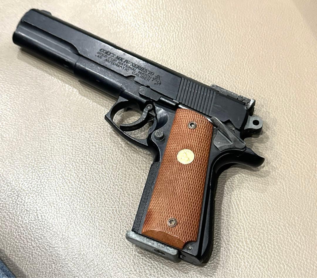 動作品ガスガン Colt Mk.IV Series'70 ゴールドカップ コルト