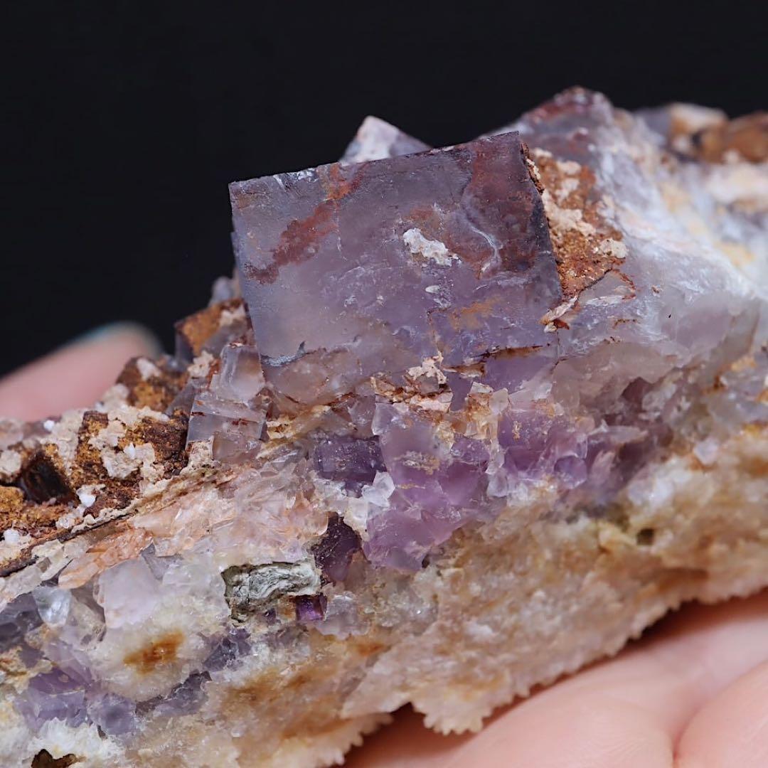 蛍石 ニューメキシコ フローライト 原石 280.7g FL390　鉱物　天然石