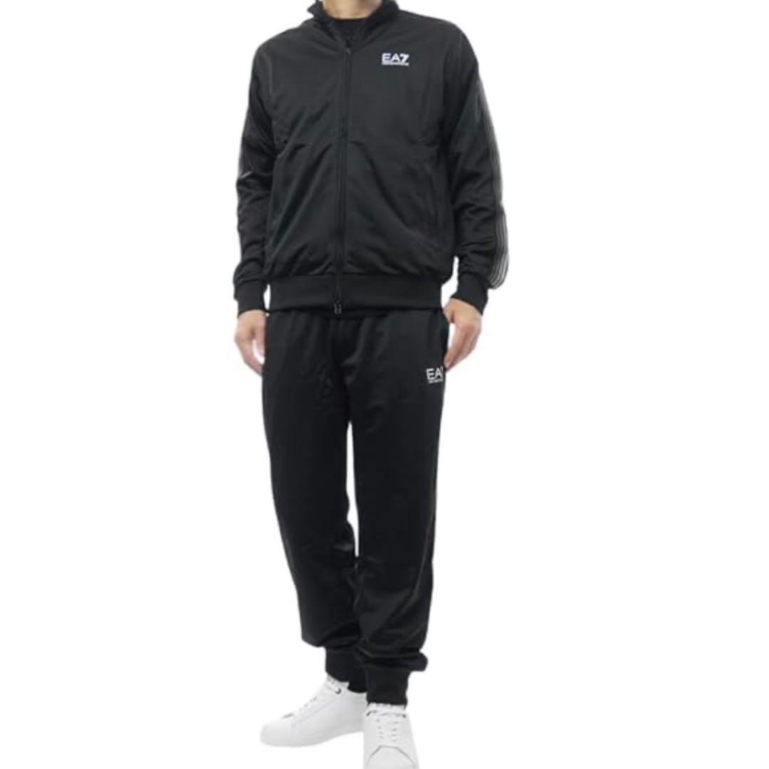 新品　EMPORIO ARMANI セットアップブラック8NPV80 PJ05Z
