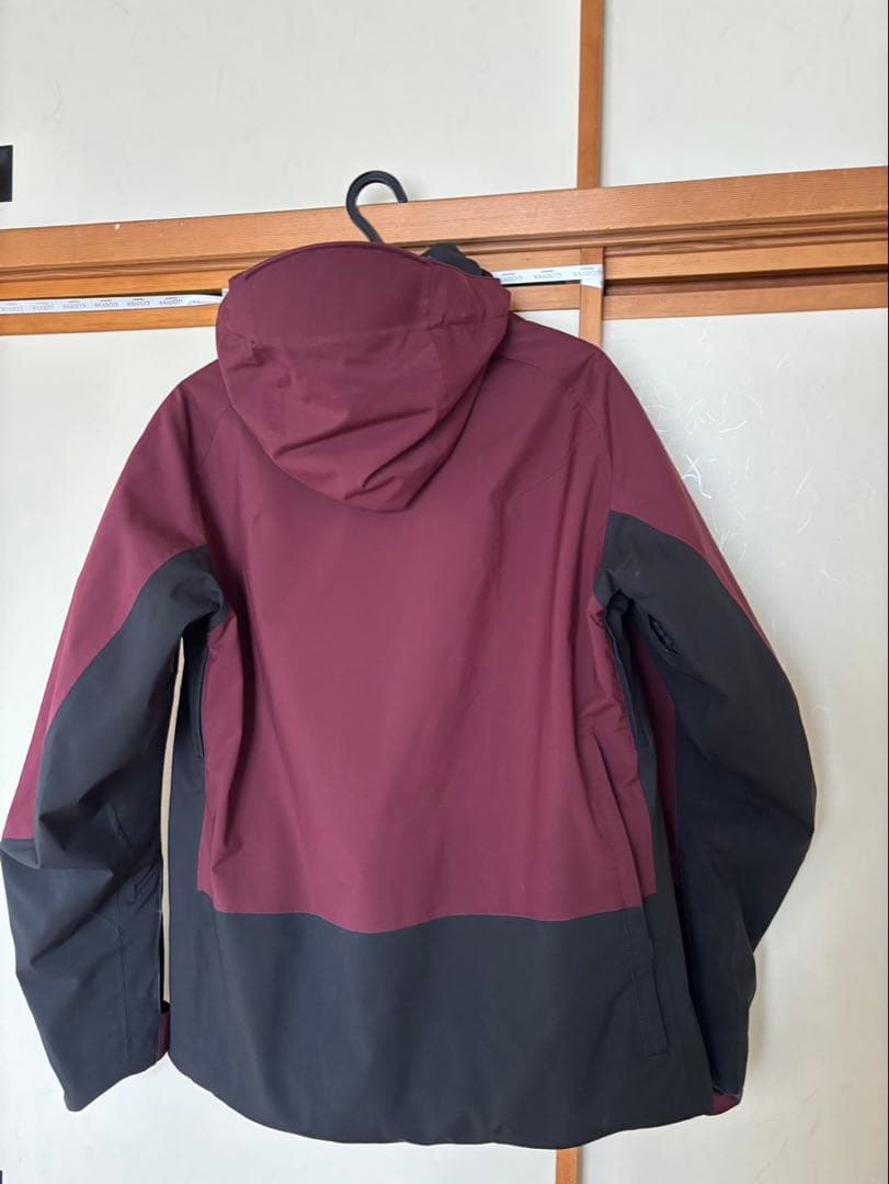 ミズノ バーガンディ スキーウェア上下