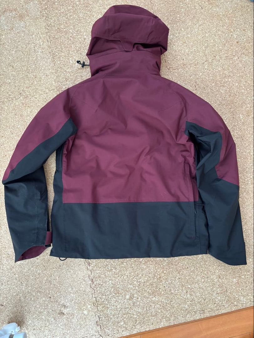 ミズノ バーガンディ スキーウェア上下