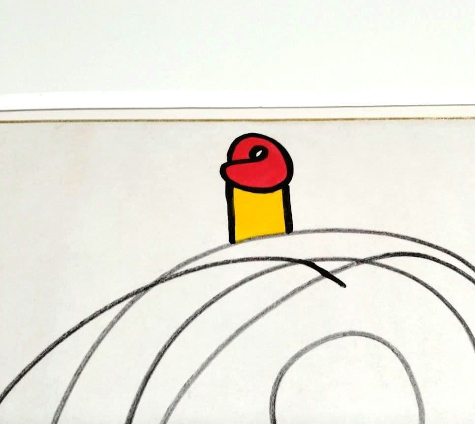 ☆ 元永 定正 原画 色紙