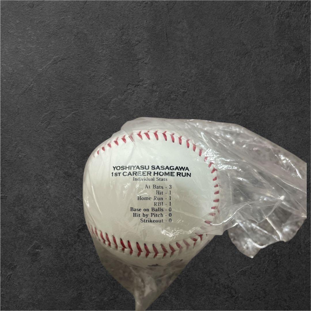 値下げ！ソフトバンクホークス 笹川吉康 プロ初本塁打直筆サインボール