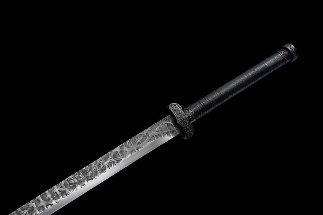 【黒金古刀―天滅地を破壊する】古兵器 武具　刀装具　日本刀　模造刀 居合 長尺