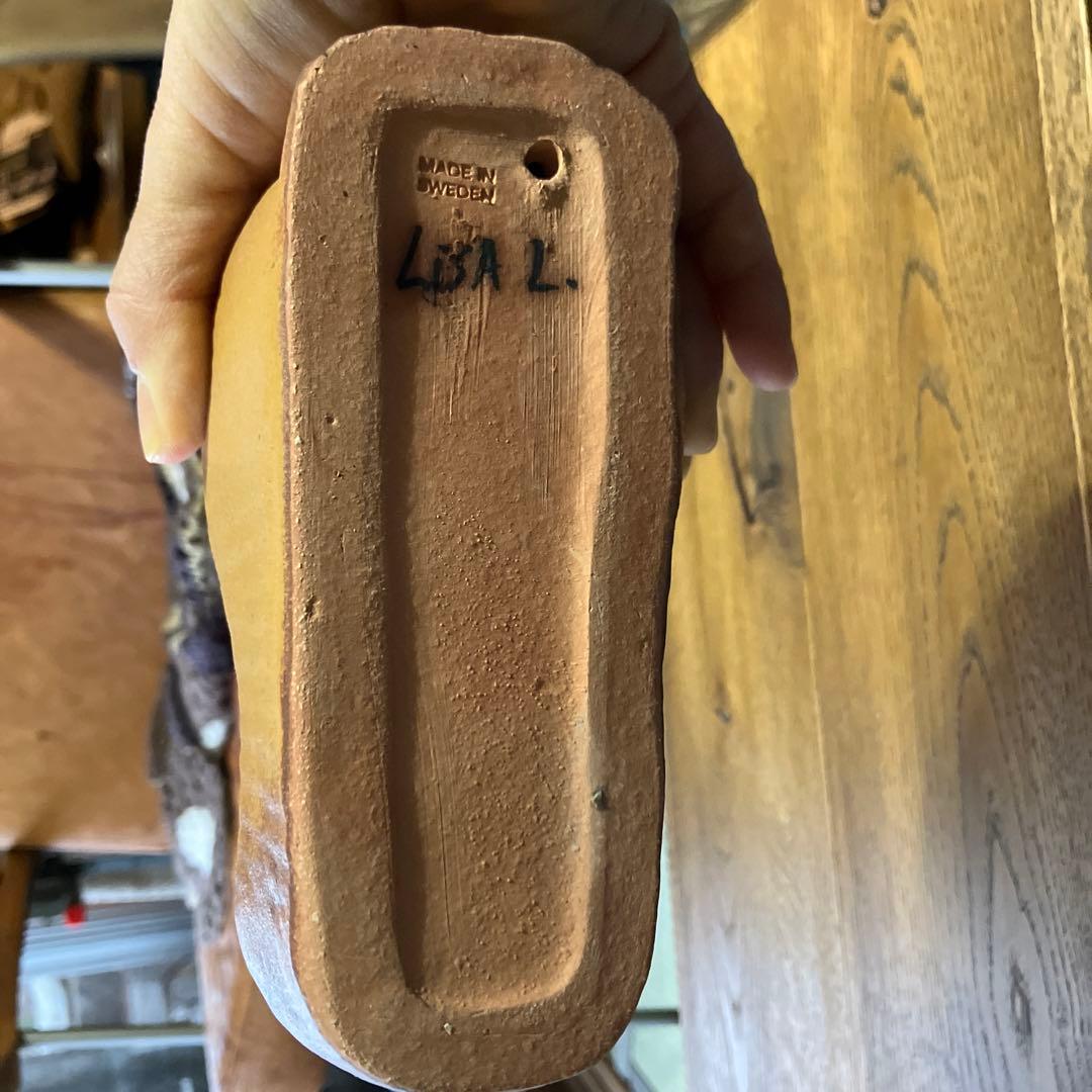 リサラーソン　置き物　ライオンと鳥