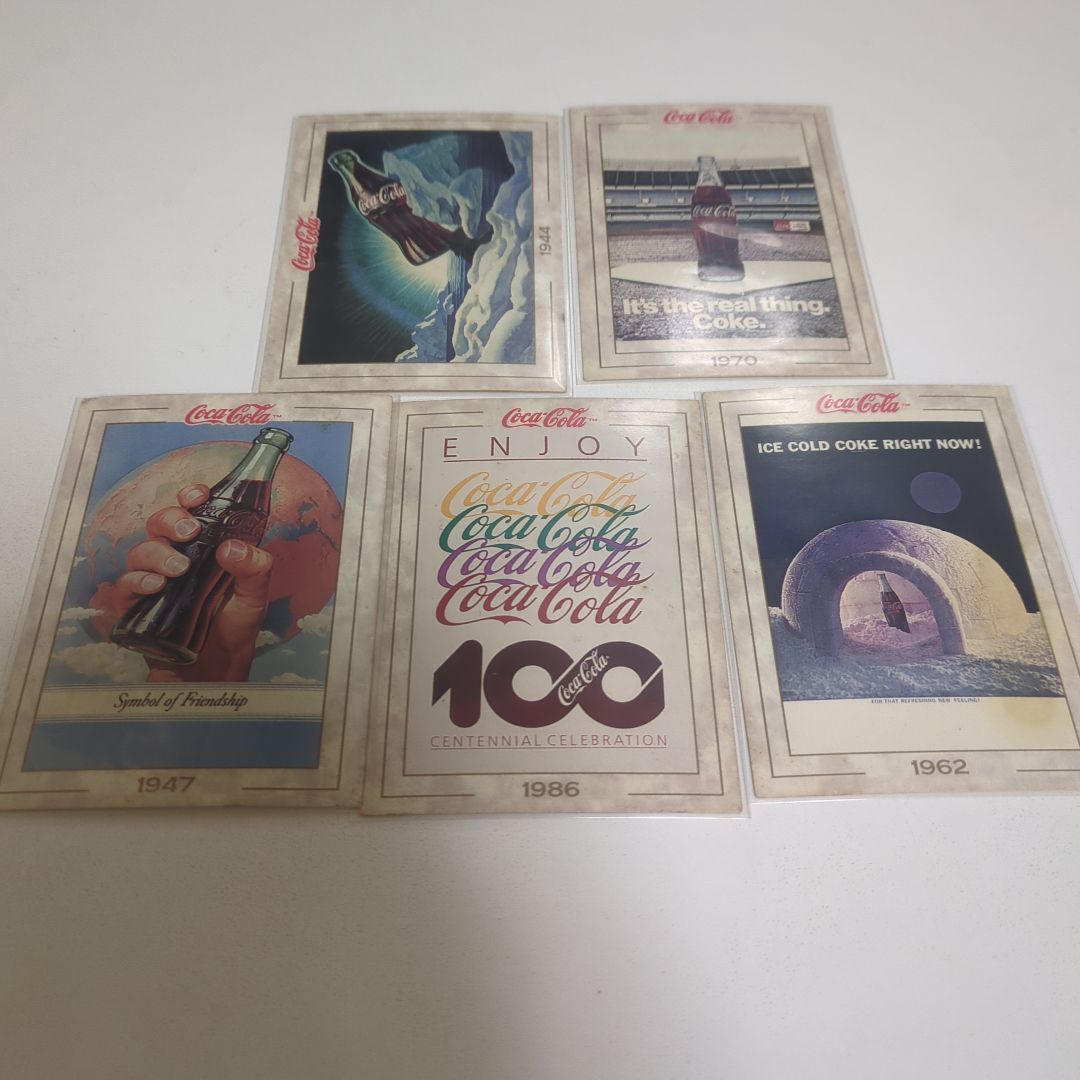 コカ・コーラ レトロカードヴィンテージ広告カードセット