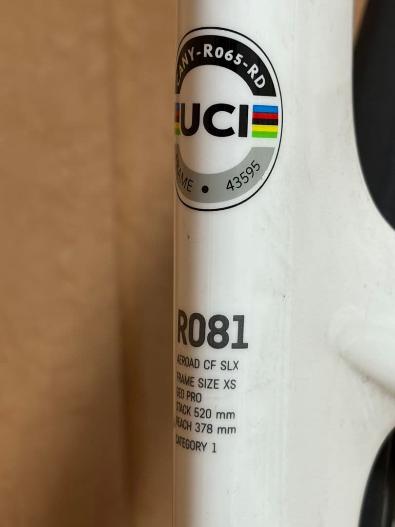 CANYON ロードバイク　ホイール抜き　ES220F31