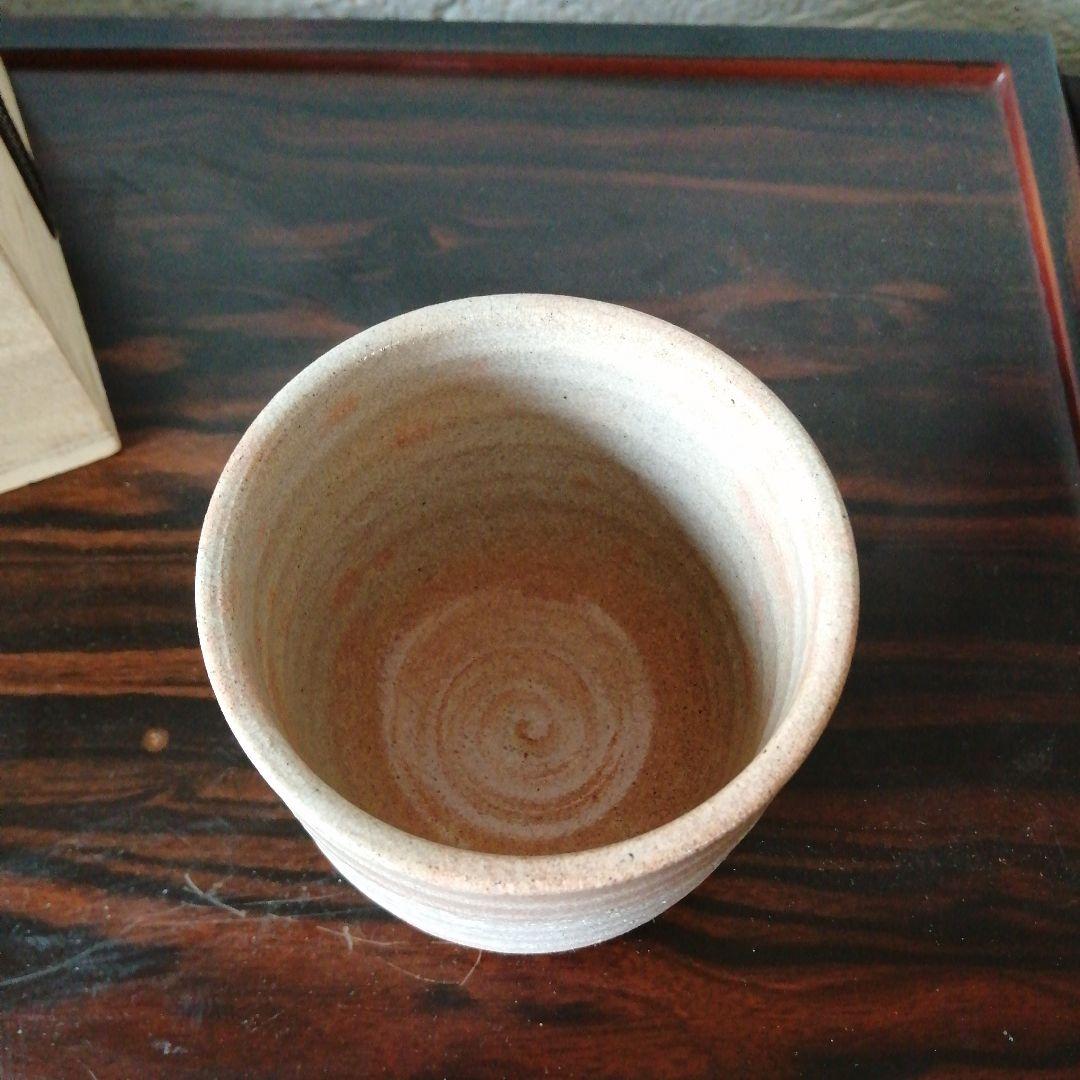 韓国無形文化財　徐東奎　筒型茶碗