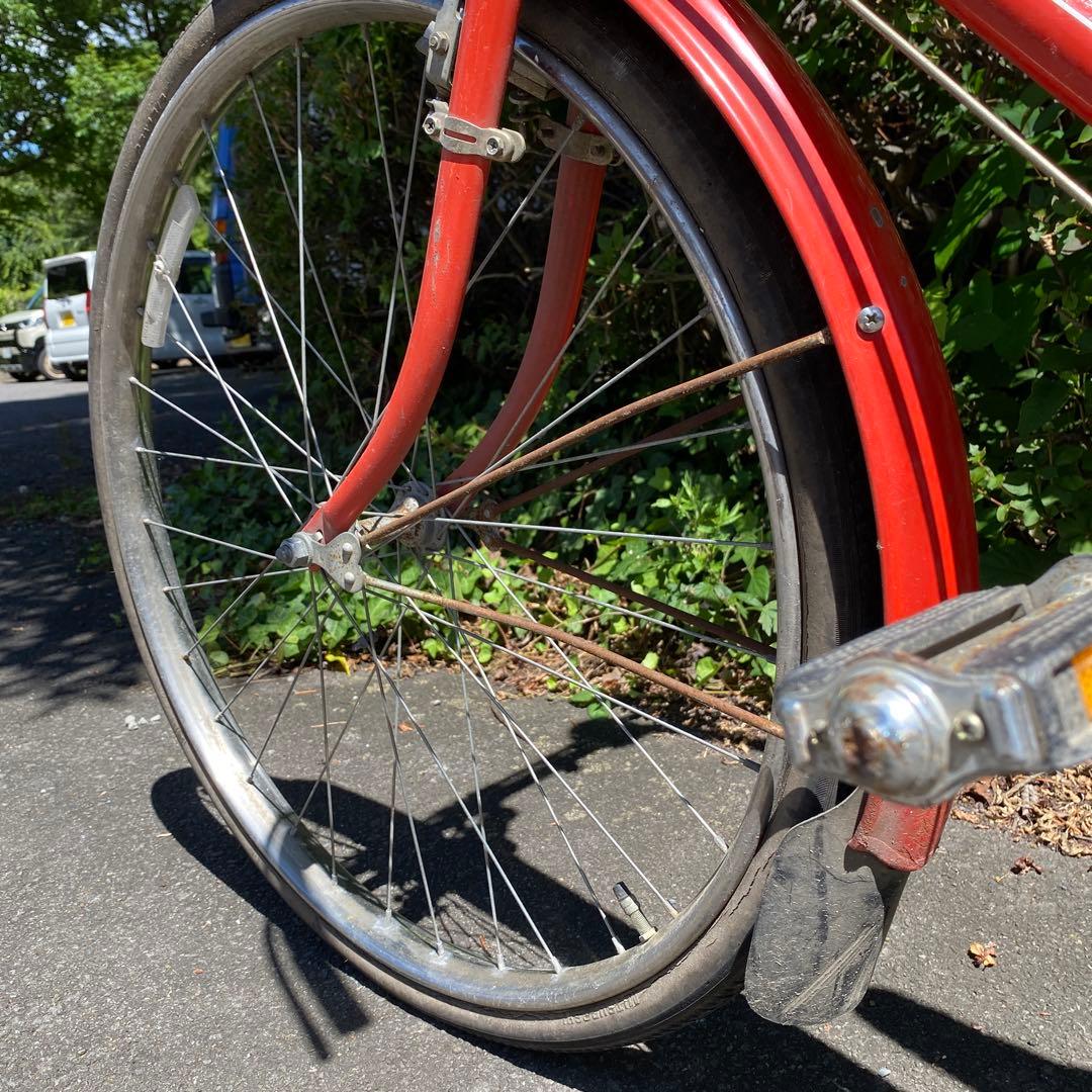 昔の郵便屋さんが使ってた配達自転車　送料込