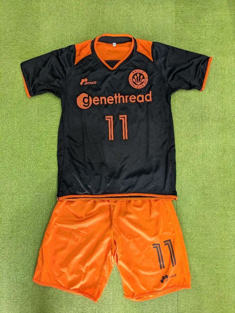 【チーム対応12枚】ジュニア　サッカー　フットサル　ユニ　150/S　オリジナル